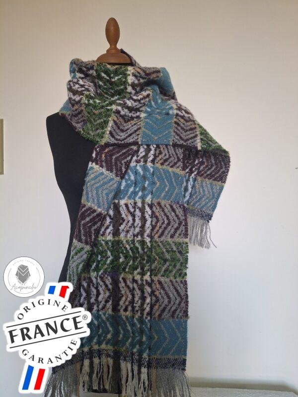Echarpe Femme - Motifs raffinés et couleurs claires - Ethnique douce et chaude